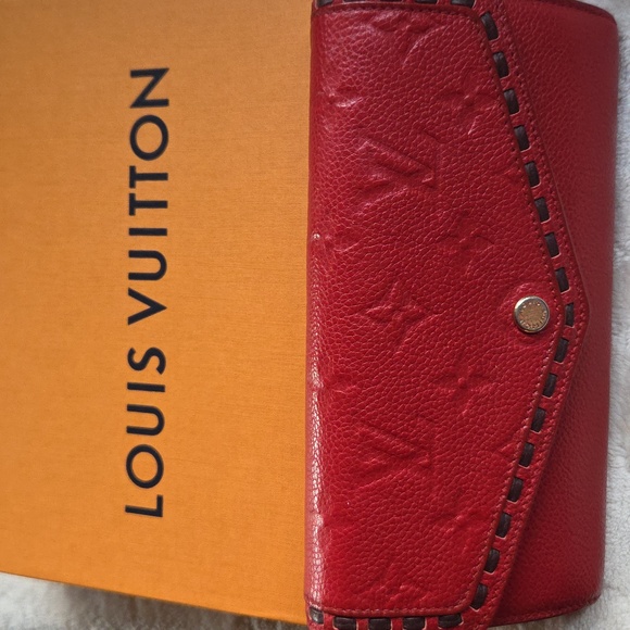 Louis Vuitton Handbags - Louis Vuitton Empreinte Red Leather Wallet